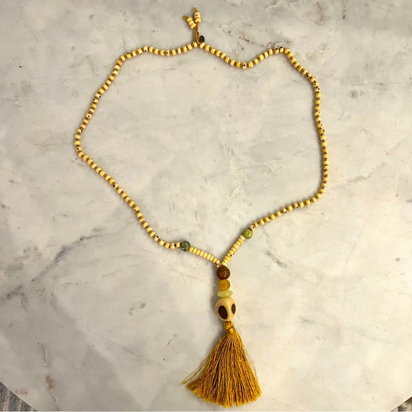 22 inch Pendant with gold fringe tassel.* like new* - Picture 2 of 8